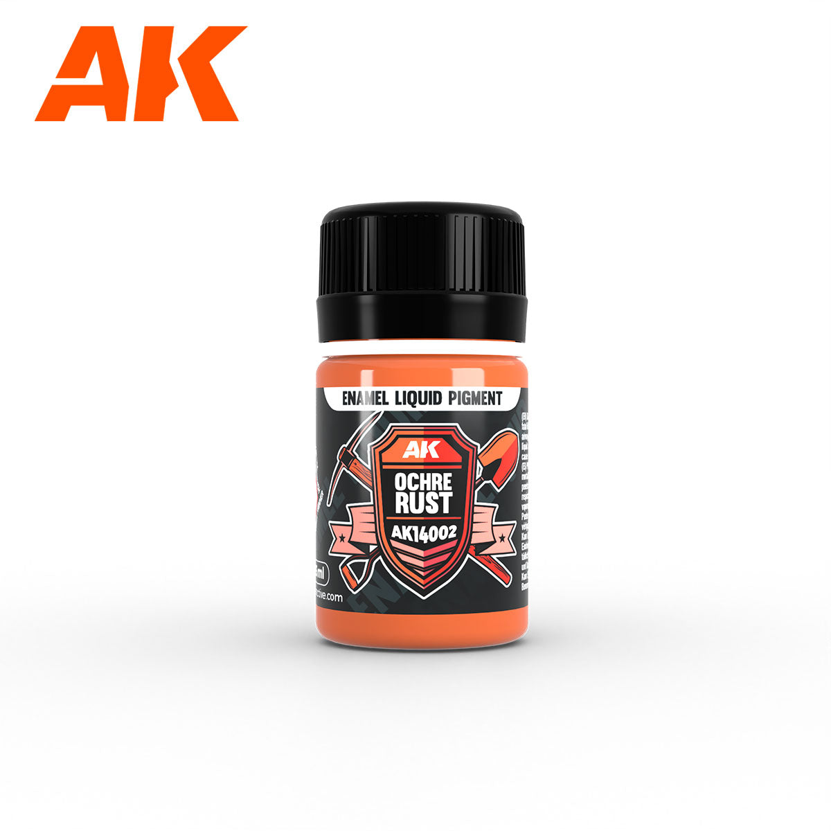 AK Interactive Enamel Liquid Pigment Ochre Rust | Boutique FDB