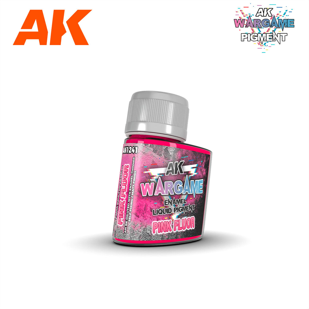 AK Interactive Wargame Enamel Liquid Pigments Fluorescent Pink 35ml | Boutique FDB