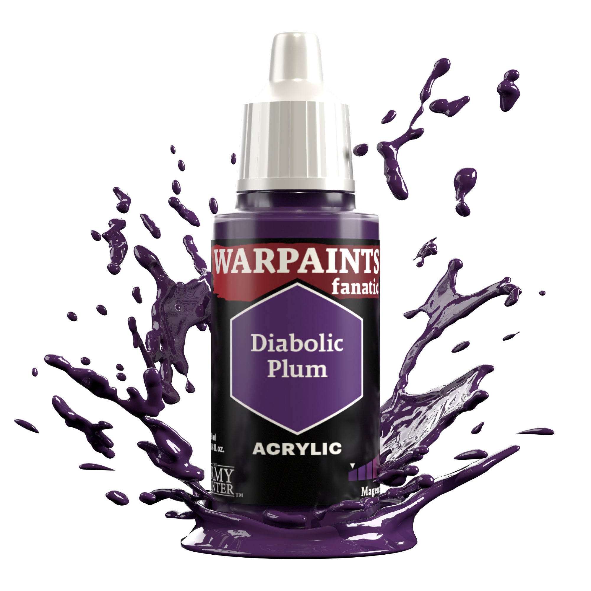ARMY PAINTER: WARPAINTS FANATIC ACRYLIC - DIABOLIC PLUM | Boutique FDB