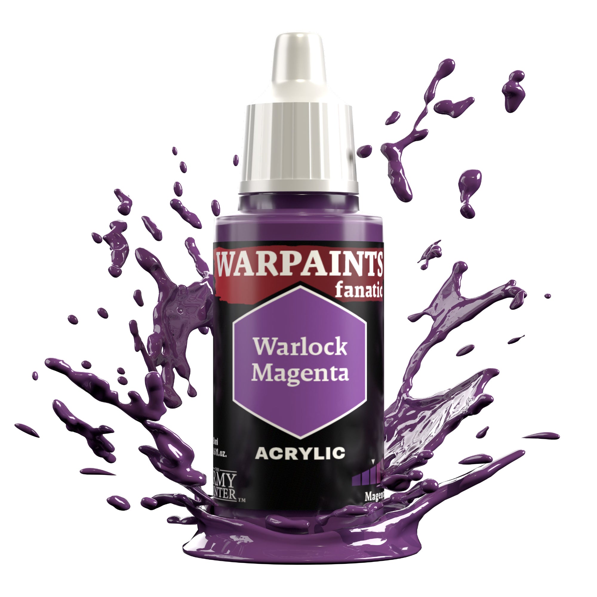 ARMY PAINTER: WARPAINTS FANATIC ACRYLIC - WARLOCK MAGENTA | Boutique FDB