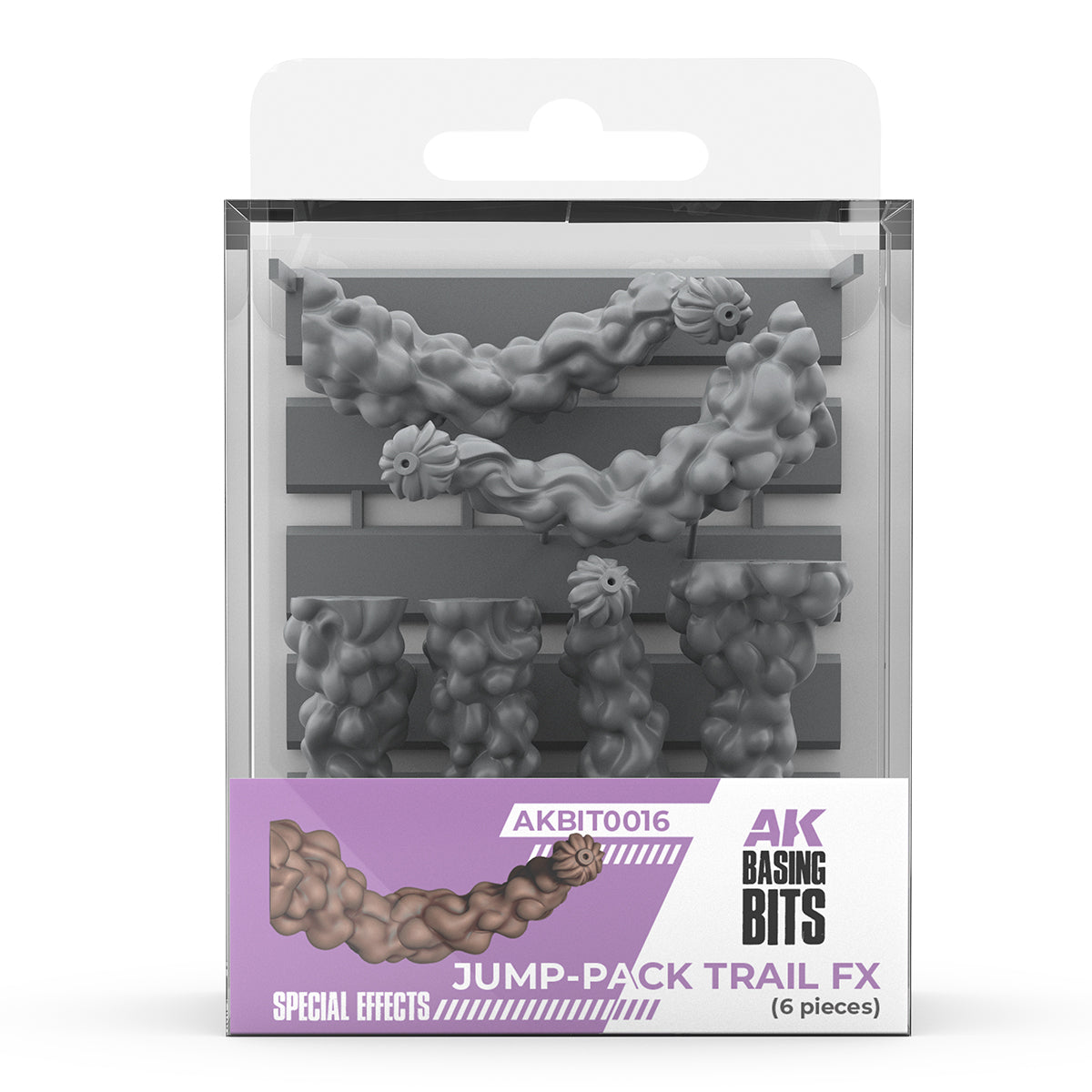 AK Interactive Jump-Pack Trail FX - Basing Bits (6 Pieces) | Boutique FDB