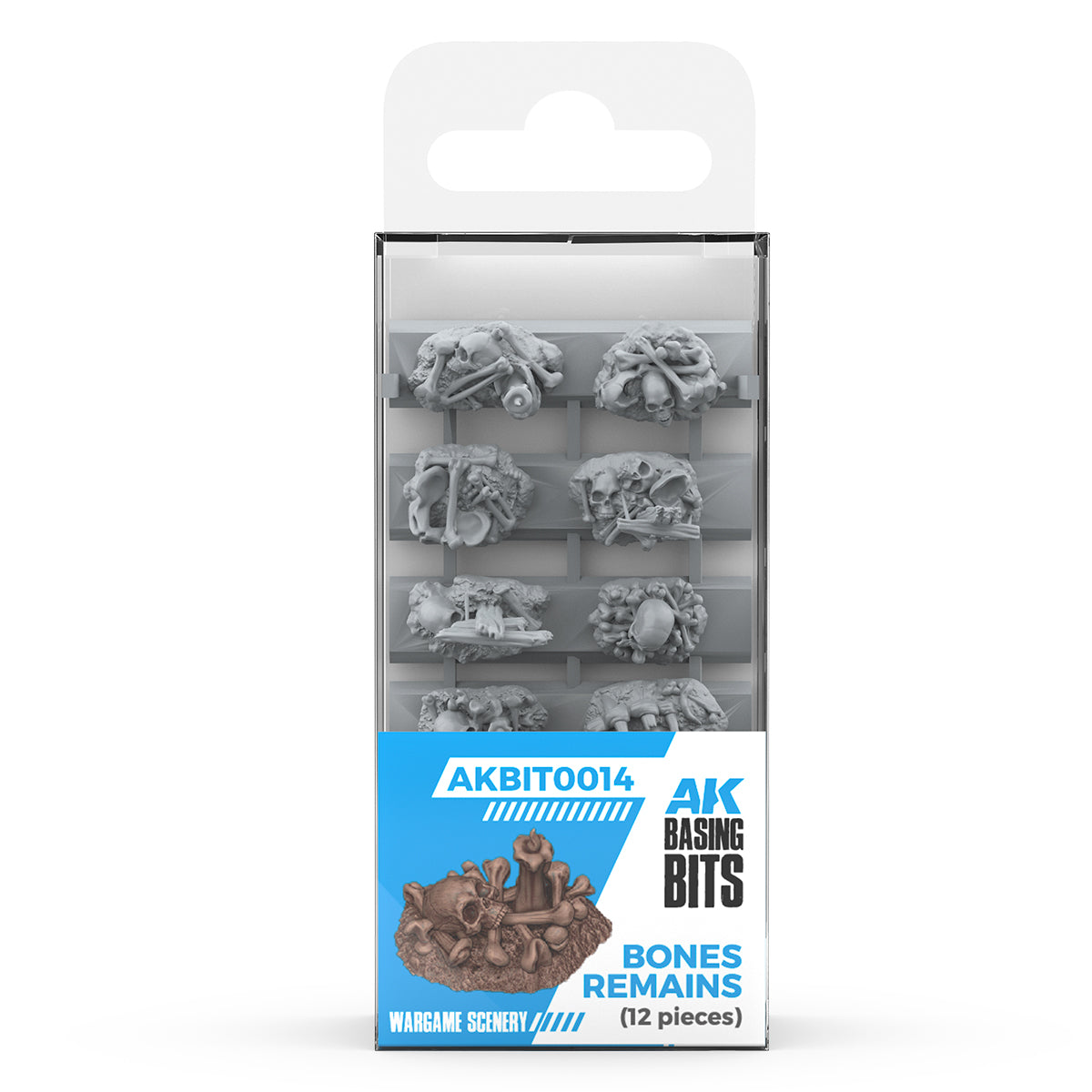 AK Interactive Bones Remains - Basing Bits (12 Pieces) | Boutique FDB