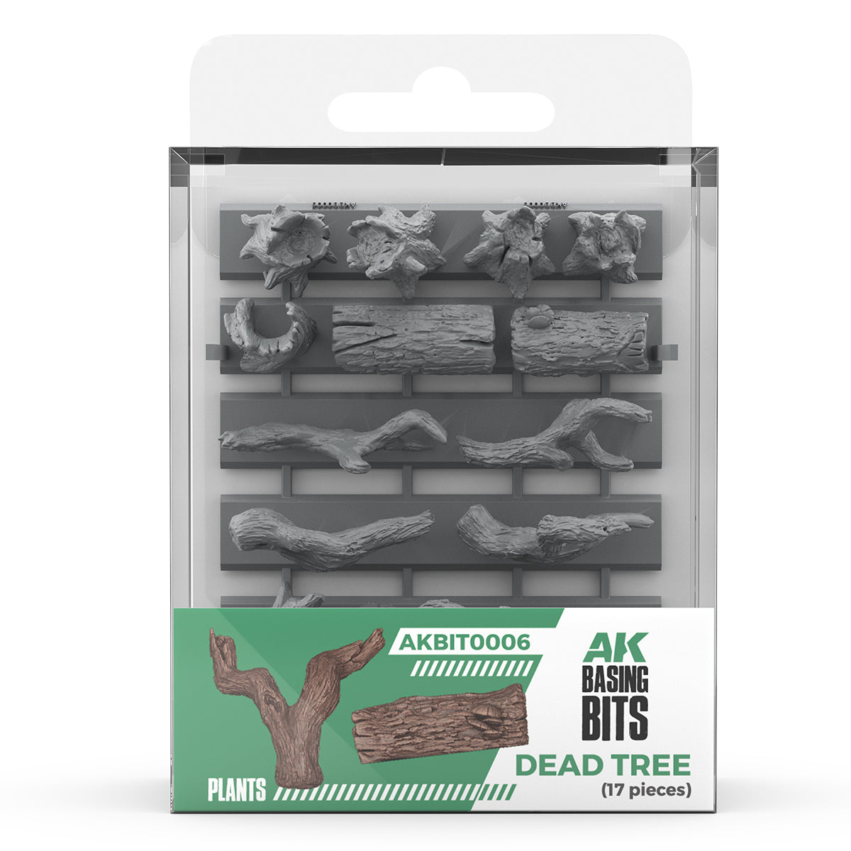 AK Interactive Dead Tree Basing - Basing Bits (17 Pieces) | Boutique FDB