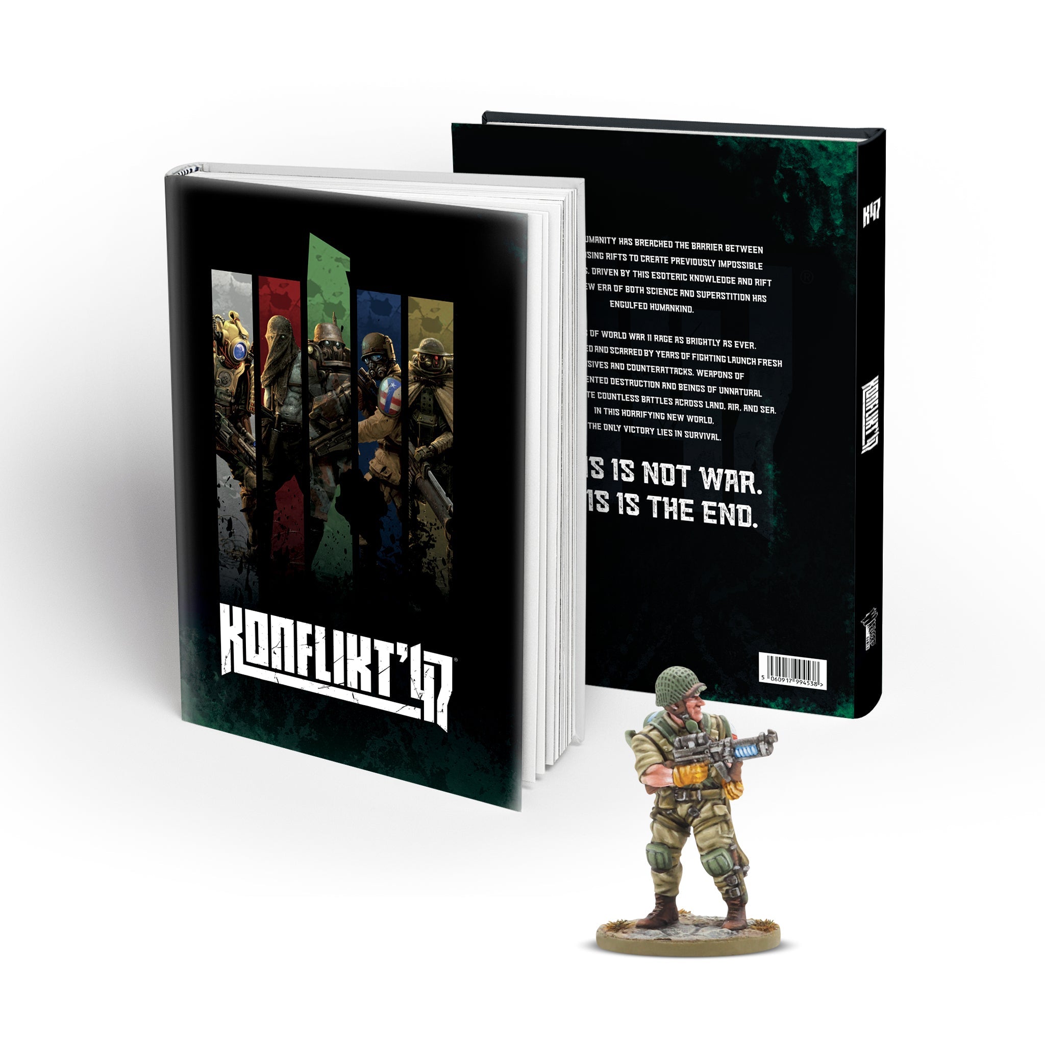 Konflikt '47 :Rulebook with special miniature | Boutique FDB