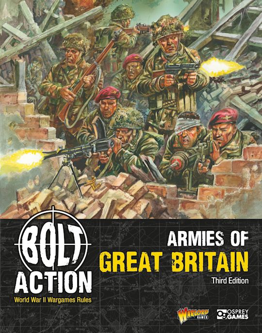 Bolt Action: Armies of Great Britain Rulebook 3rd Edition 2025 | Boutique FDB