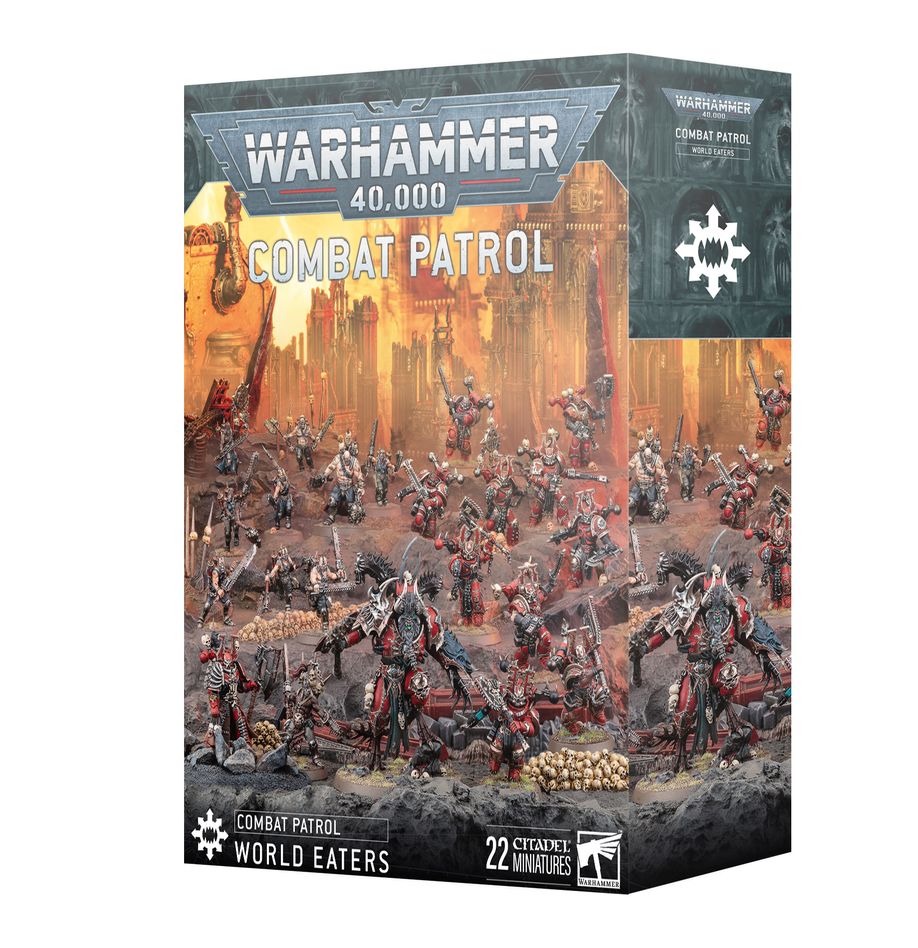 WARHAMMER 40K: NEW COMBAT PATROL - WORLD EATERS | Boutique FDB