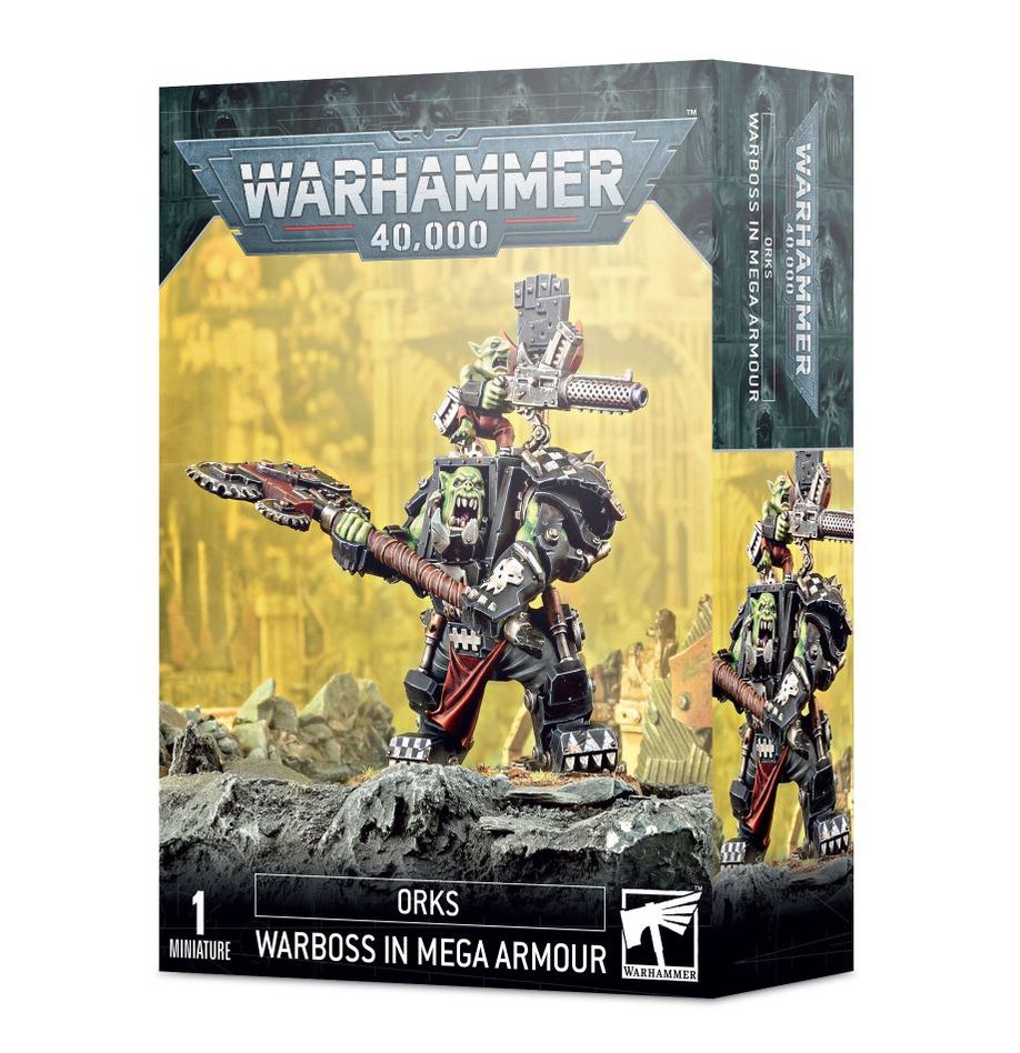 WARHAMMER 40K: ORKS - WARBOSS IN MEGA ARMOUR | Boutique FDB