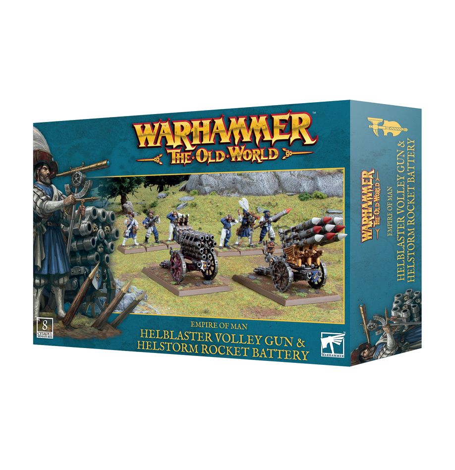 WARHAMMER : THE OLD WORLD : Helblaster Volley Gun & Helstorm Rocket Battery | Boutique FDB