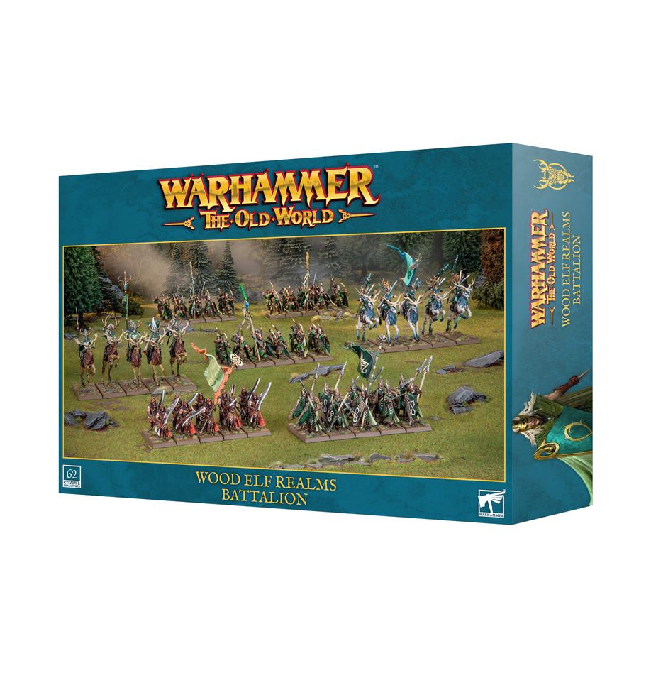 WARHAMMER : THE OLD WORLD : Wood Elf Realms Battallion | Boutique FDB