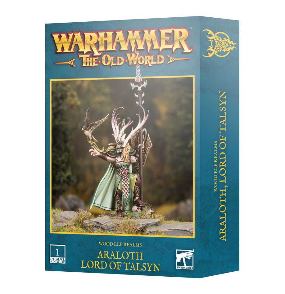 WARHAMMER : THE OLD WORLD : Wood Elf Realms Araloth Lord Of Talsyn | Boutique FDB
