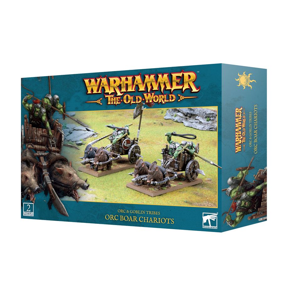 WARHAMMER TOW: ORC & GOBLIN TRIBES - ORC BOAR CHARIOTS | Boutique FDB