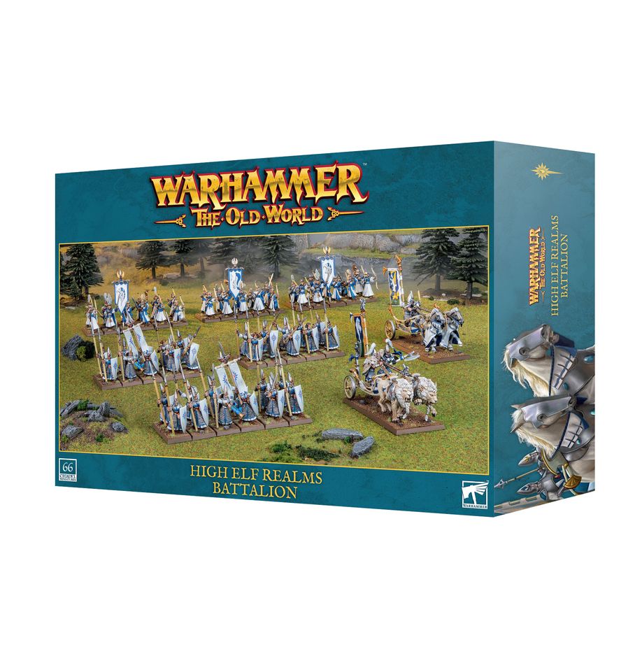 WARHAMMER : THE OLD WORLD : High Elf Realms Battalion | Boutique FDB