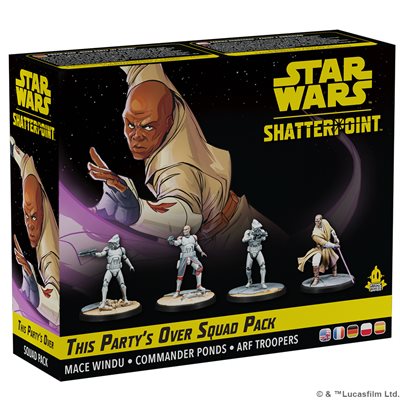 Star Wars Shatterpoint - This Party's Over - Mace Windu Squad Pack | Boutique FDB