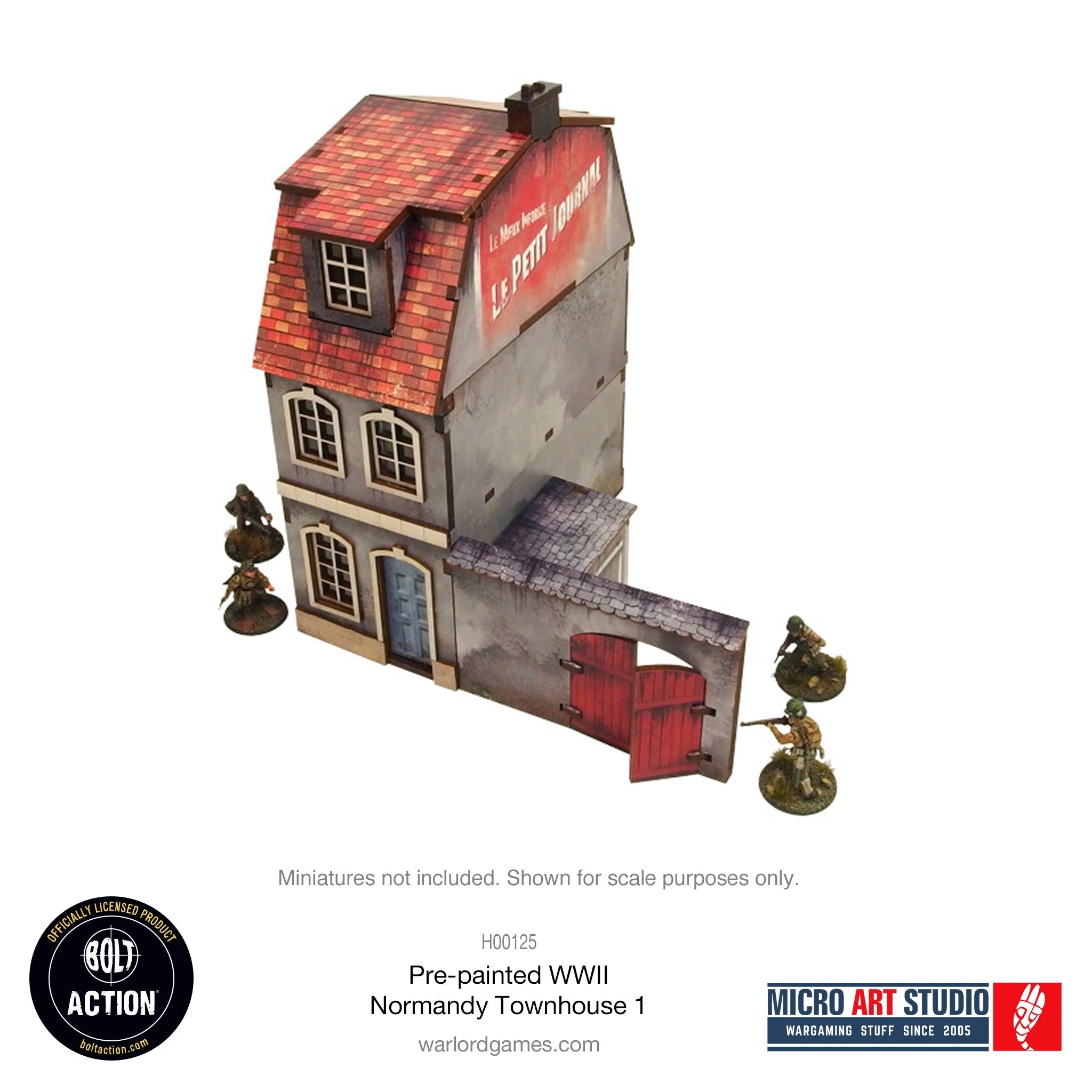 Bolt Action: Pre-painted WWII Normandy Townhouse 1 | Boutique FDB