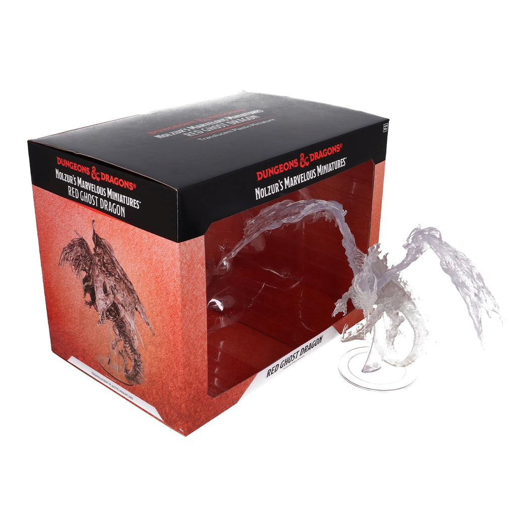 DND UNPAINTED MINIS RED GHOST DRAGON | Boutique FDB
