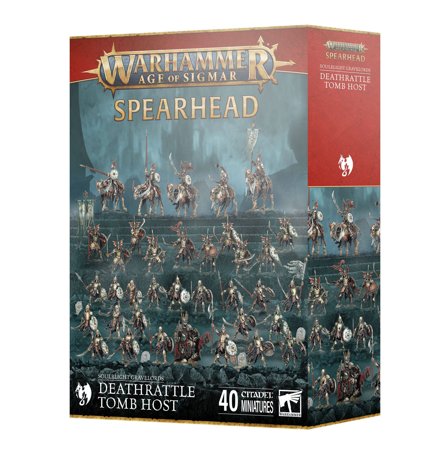 Age Of Sigmar: Spearhead - Soulblight Gravelords - Deathrattle Tomb Host | Boutique FDB