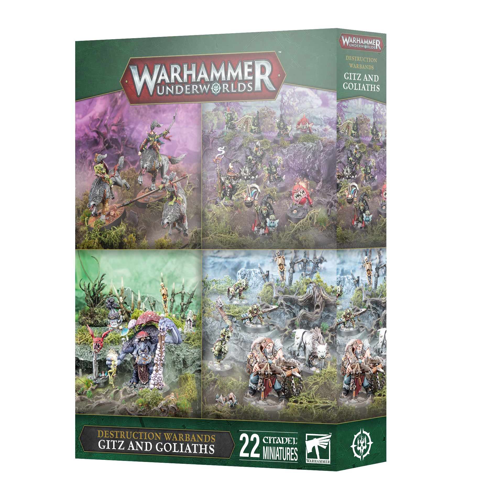 Warhammer Underworlds: Destruction Warbands: Gitz and Goliaths | Boutique FDB