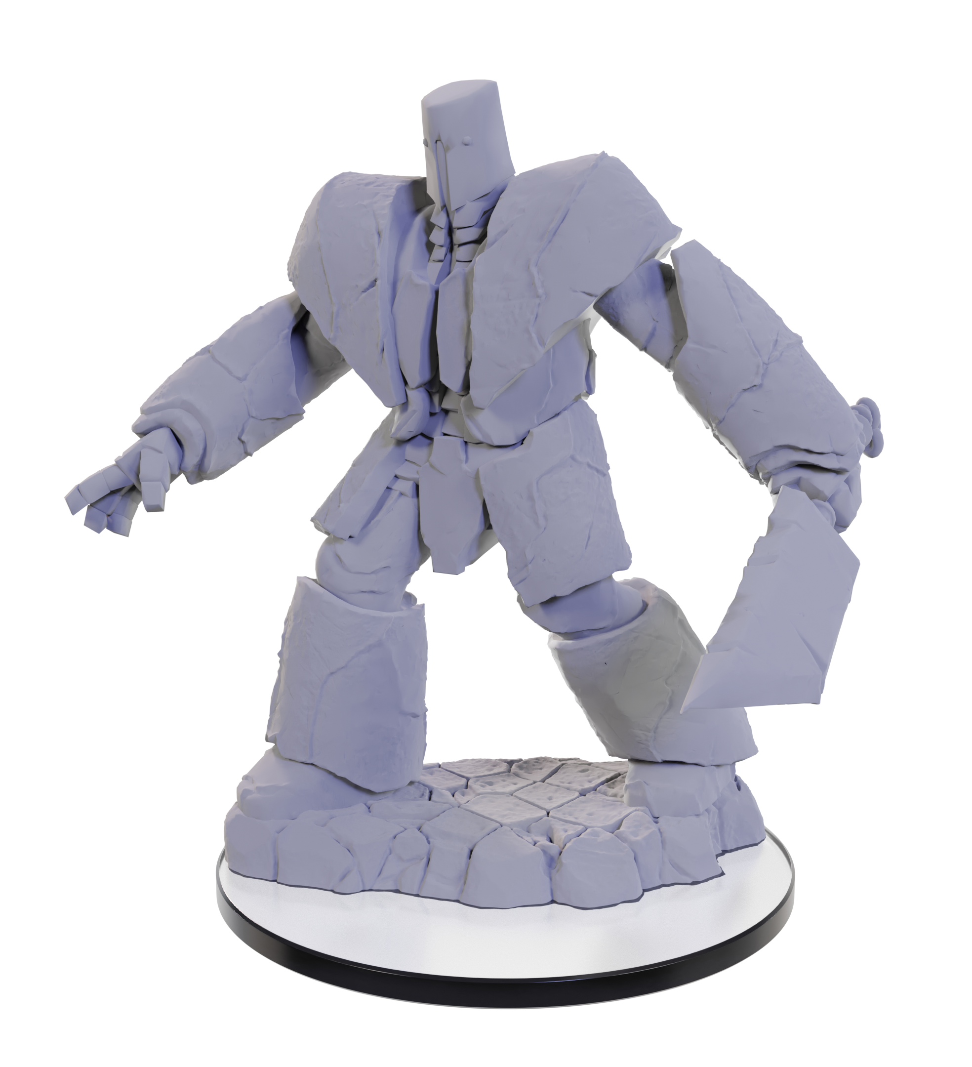 Critical Role™ Unpainted Miniatures: Cobalt Golem | Boutique FDB