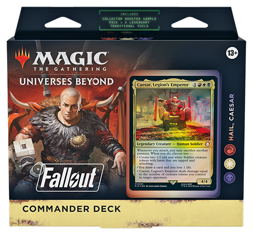 MTG : UNIVERSE BEYOND FALLOUT - COMMANDER DECK - AVE, CAESAR (FRANÇAIS - FRENCH) | Boutique FDB