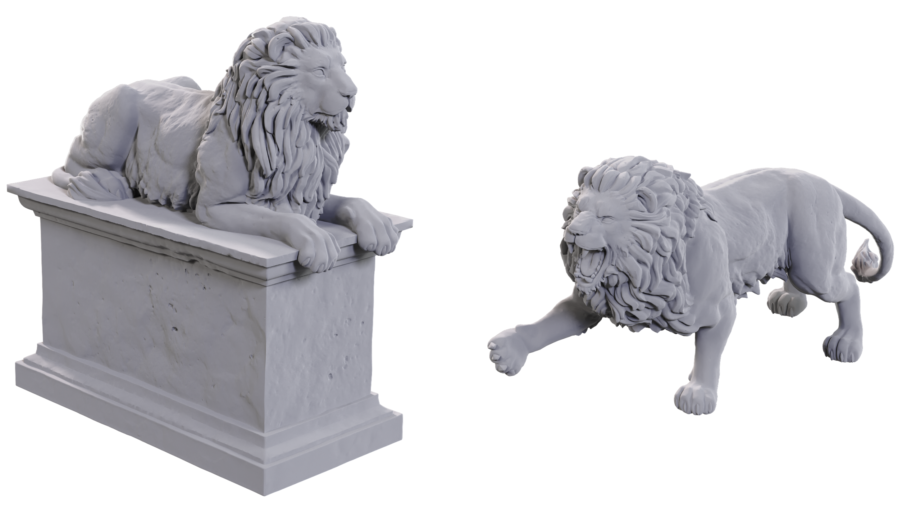 D&D Nolzur's Marvelous Unpainted Miniatures: Stone Lion | Boutique FDB