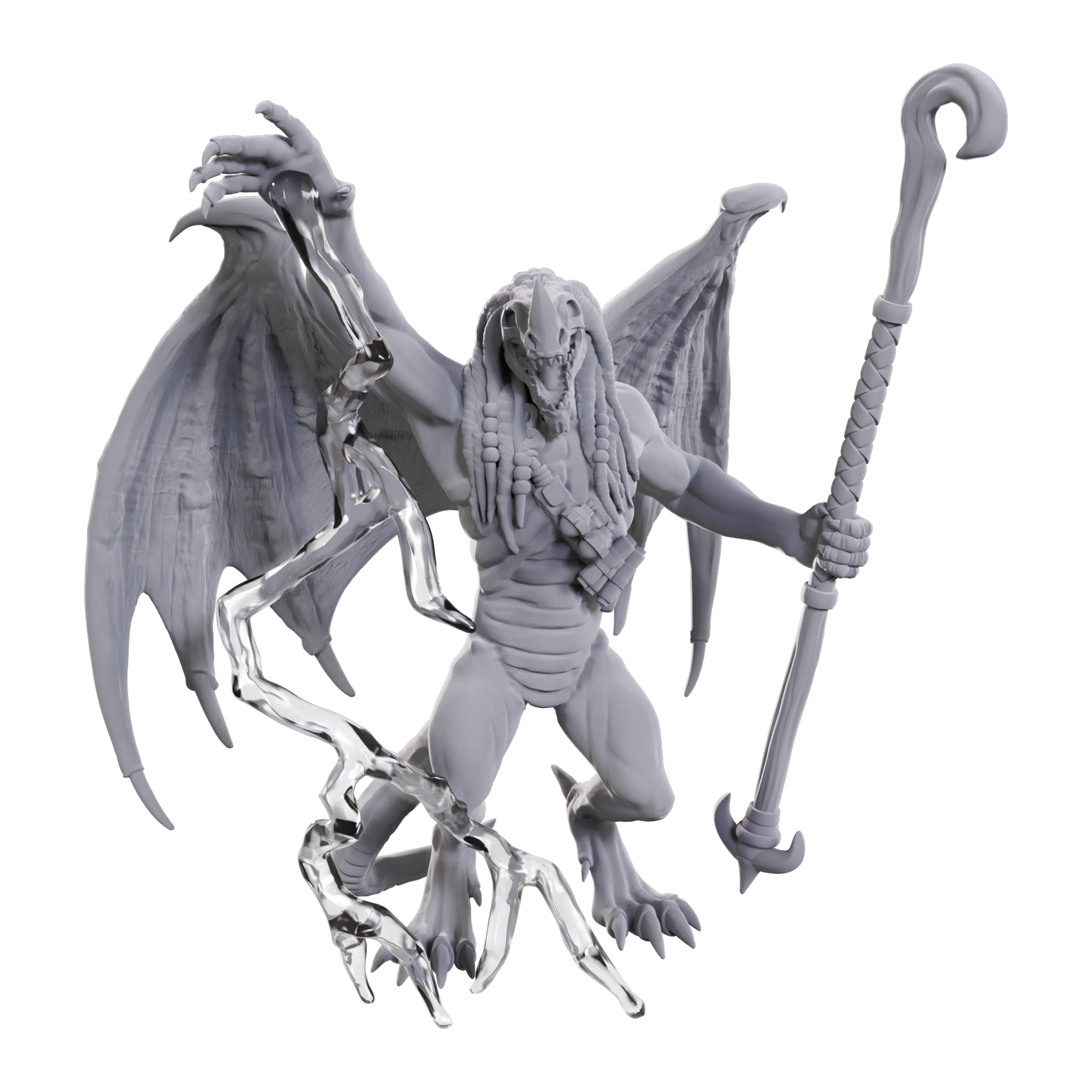 D&D Nolzur's Marvelous Unpainted Miniatures: Blue Abishai | Boutique FDB