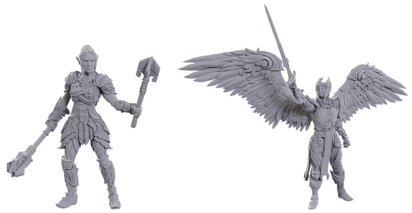 DND UNPAINTED MINIS SPECIAL EDITION BALDUR'S GATE 3 - DAME AYLIN & MINTHARA (36/144) | Boutique FDB