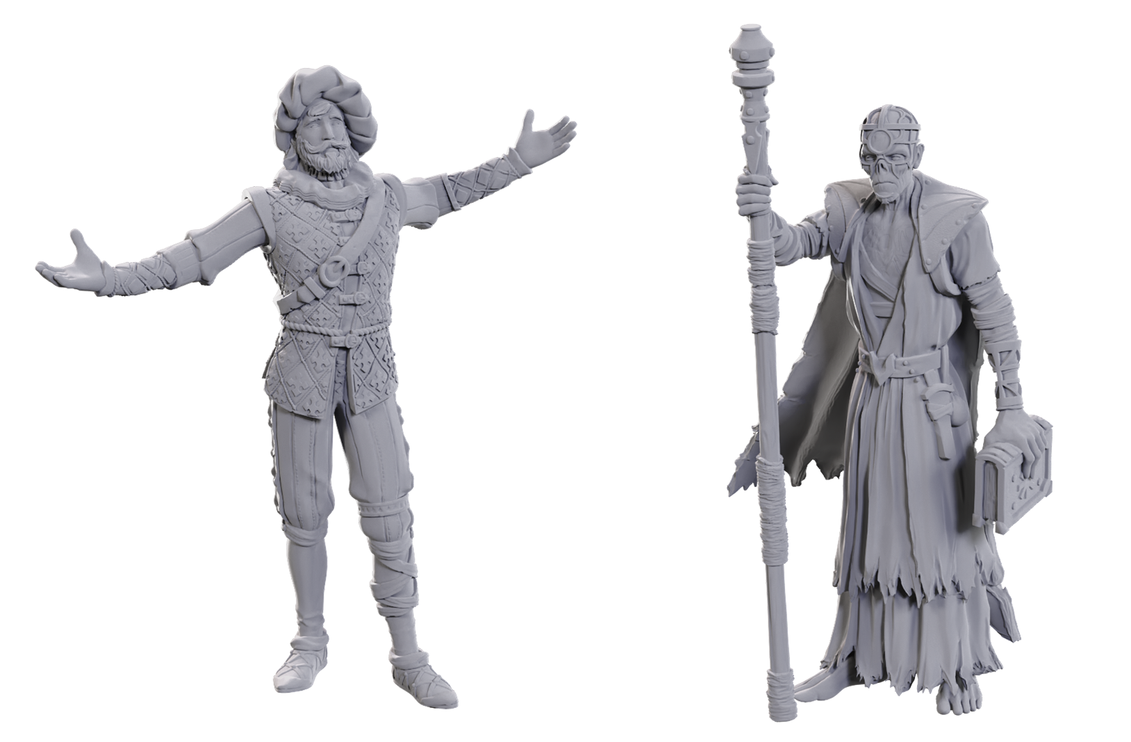 DND UNPAINTED MINIS SPECIAL EDITION BALDUR'S GATE 3 - VOLO & WITHERS | Boutique FDB