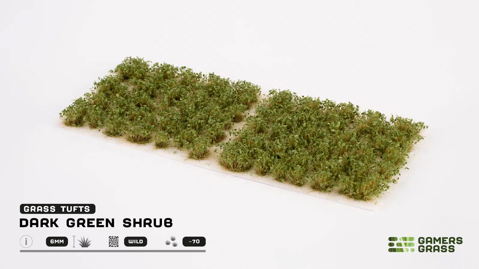 GamersGrass - Tufts - Dark Green Shrubs 6mm | Boutique FDB