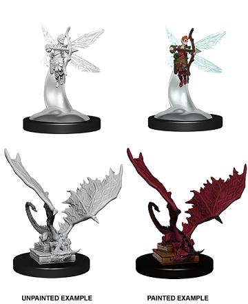 D&D Nolzur's Marvelous Unpainted Miniatures: Wave 9: Pseudodragon & Sprite | Boutique FDB
