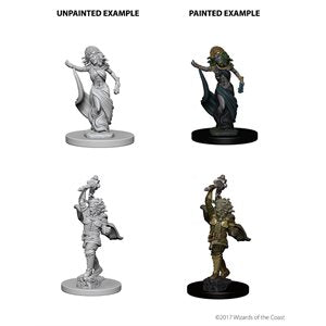 Dungeons & Dragons : Unpainted Miniatures - Wave 4 - Medusas | Boutique FDB