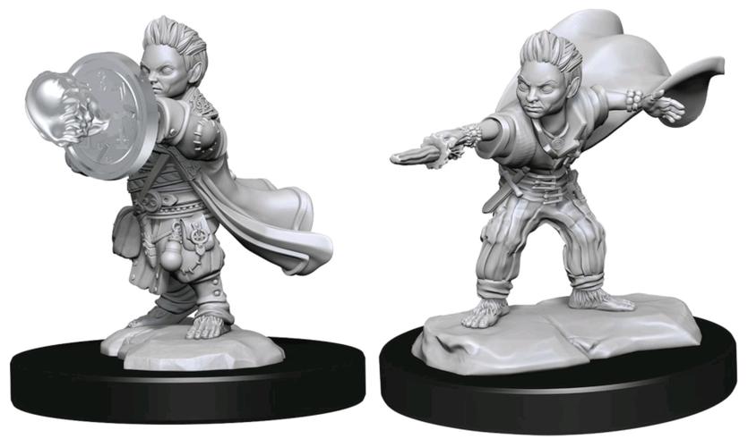 Pathfinder : Unpainted Miniatures - Wave 14 - Halfling Wizard Male | Boutique FDB