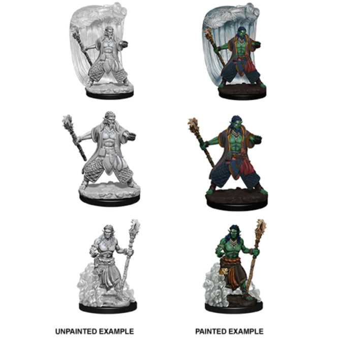 Dungeons & Dragons : Unpainted Miniatures - Wave 5 - Water Genasi Druid | Boutique FDB