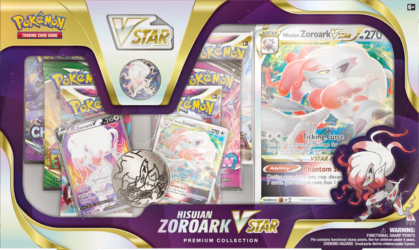 Pokémon : Hisuian Zoroask VSTAR Premium Collection (28 Octobre 2022) | Boutique FDB