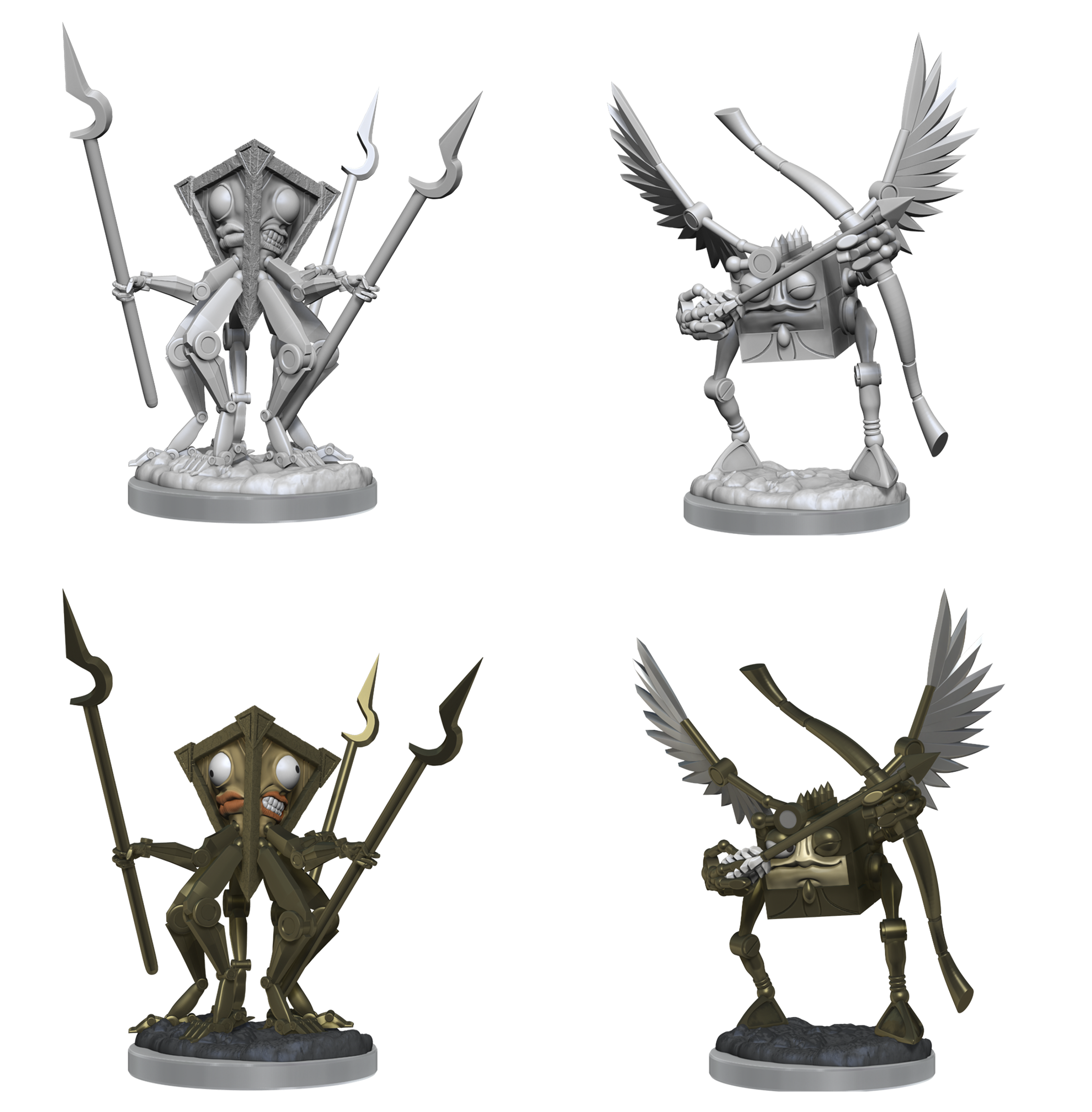 DND UNPAINTED MINIS WV18 MODRONS | Boutique FDB