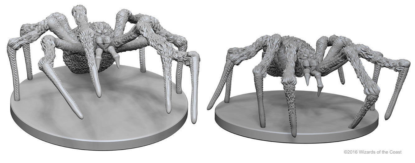 D&D Nolzur's Marvelous Unpainted Miniatures: Spiders | Boutique FDB