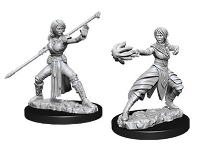 Dungeons & Dragons : Unpainted Miniatures - Wave 10 - Half-Elf Monk | Boutique FDB