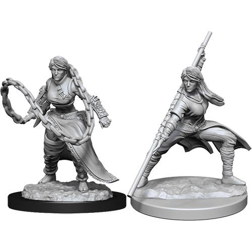 Dungeons & Dragons : Unpainted Miniatures - Wave 14 - Human Monk Female | Boutique FDB