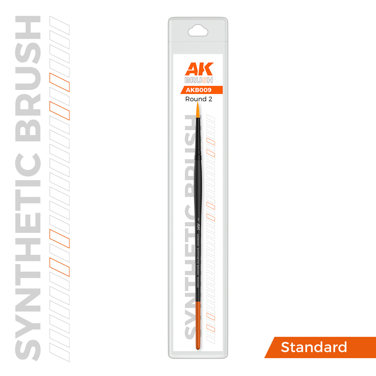 AK Interactive Synthetic Brush - Round 2 | Boutique FDB