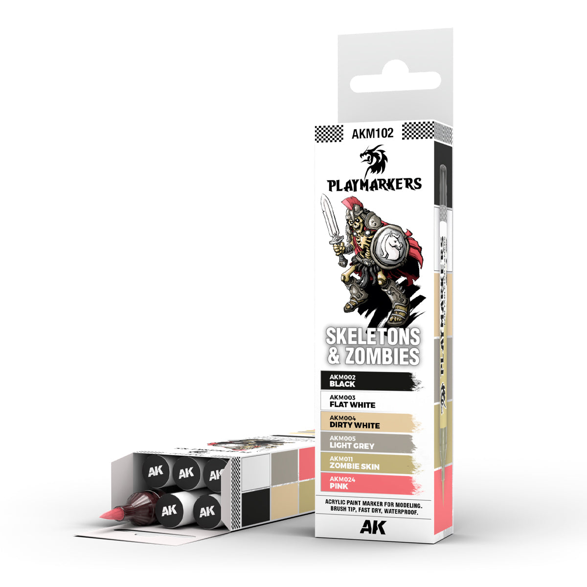 AK Interactive Playmarkers Set - Skeletons & Zombies | Boutique FDB