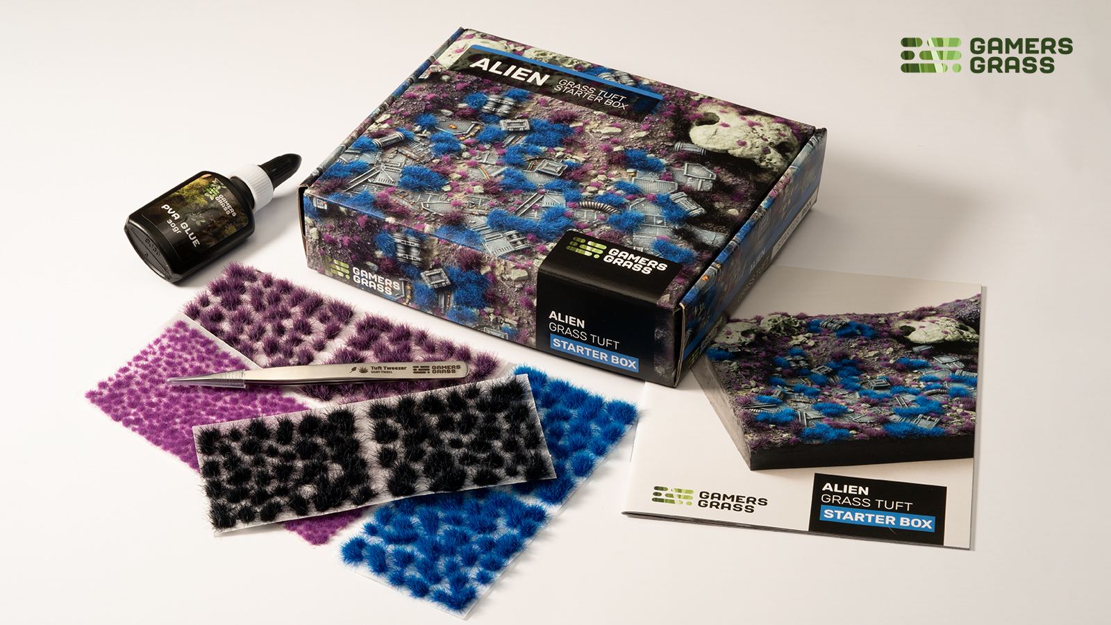 Gamers Grass Tuft Starter Boxes - Alien Grass | Boutique FDB