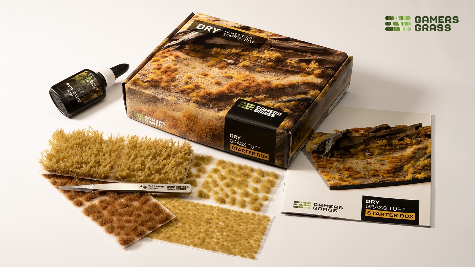Gamers Grass Tuft Starter Boxes - Dry Grass | Boutique FDB