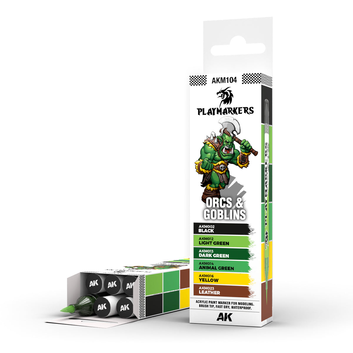 AK Interactive Playmarkers Set - Orcs & Goblins | Boutique FDB