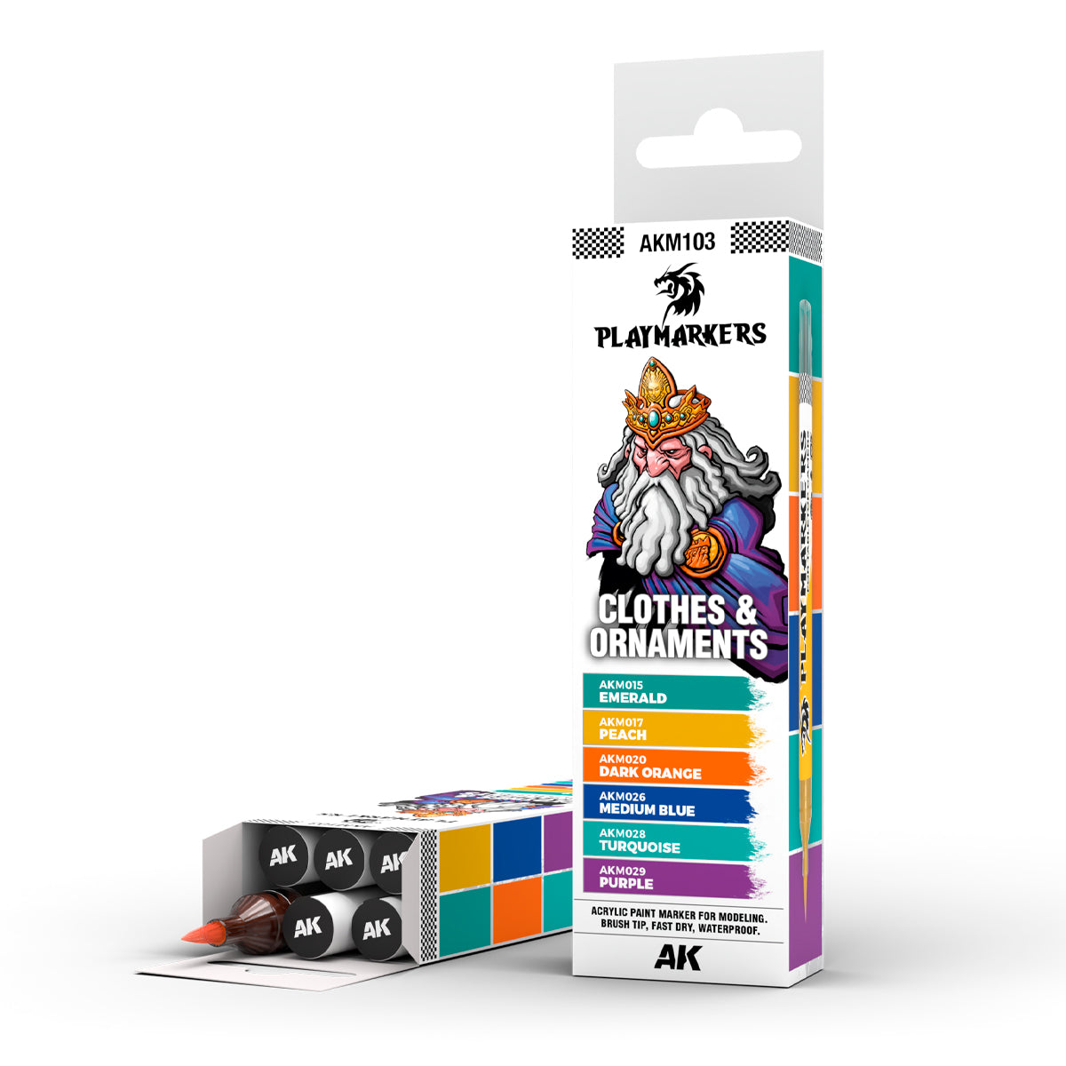 AK Interactive Playmarkers Set - Clothes & Ornaments | Boutique FDB