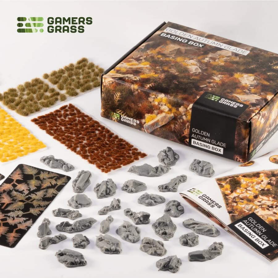 Gamers Grass Golden Autumn Glade Basing Box | Boutique FDB