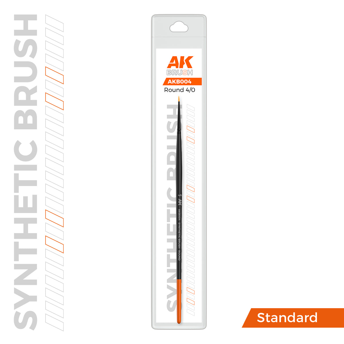 AK Interactive Synthetic Brush - Round 4/0 | Boutique FDB