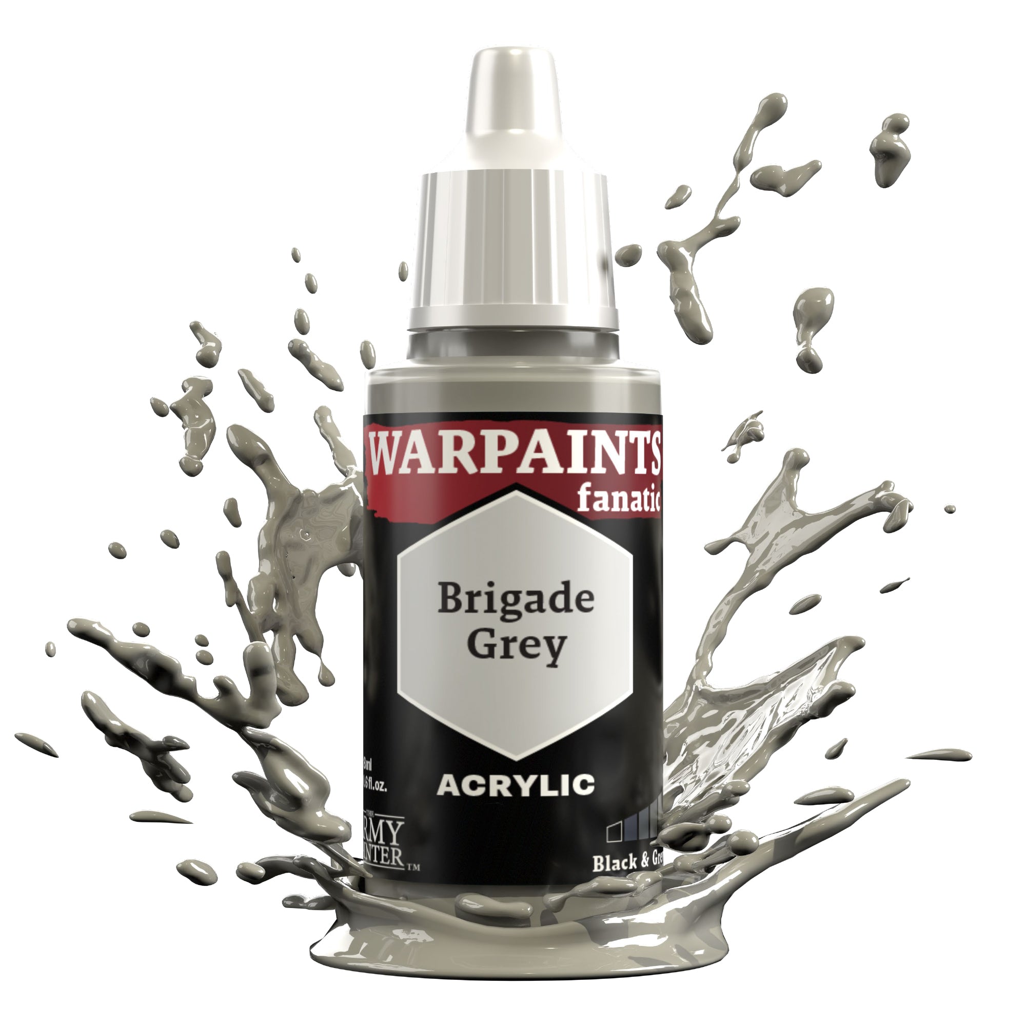 ARMY PAINTER: WARPAINTS FANATIC ACRYLIC - BRIGADE GREY | Boutique FDB