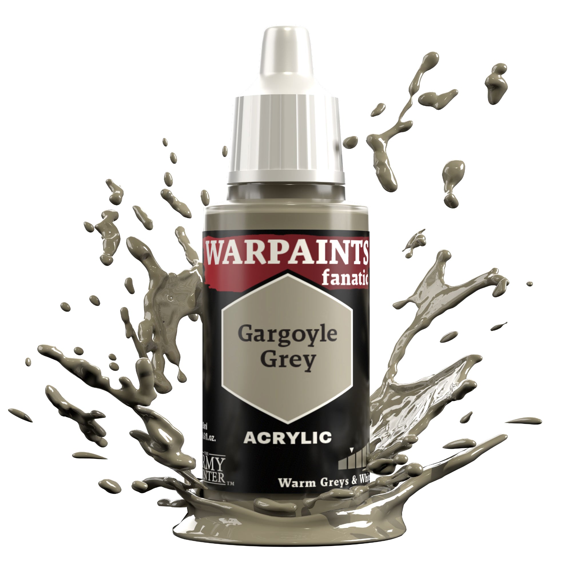 ARMY PAINTER: WARPAINTS FANATIC ACRYLIC - GARGOYLE GREY | Boutique FDB