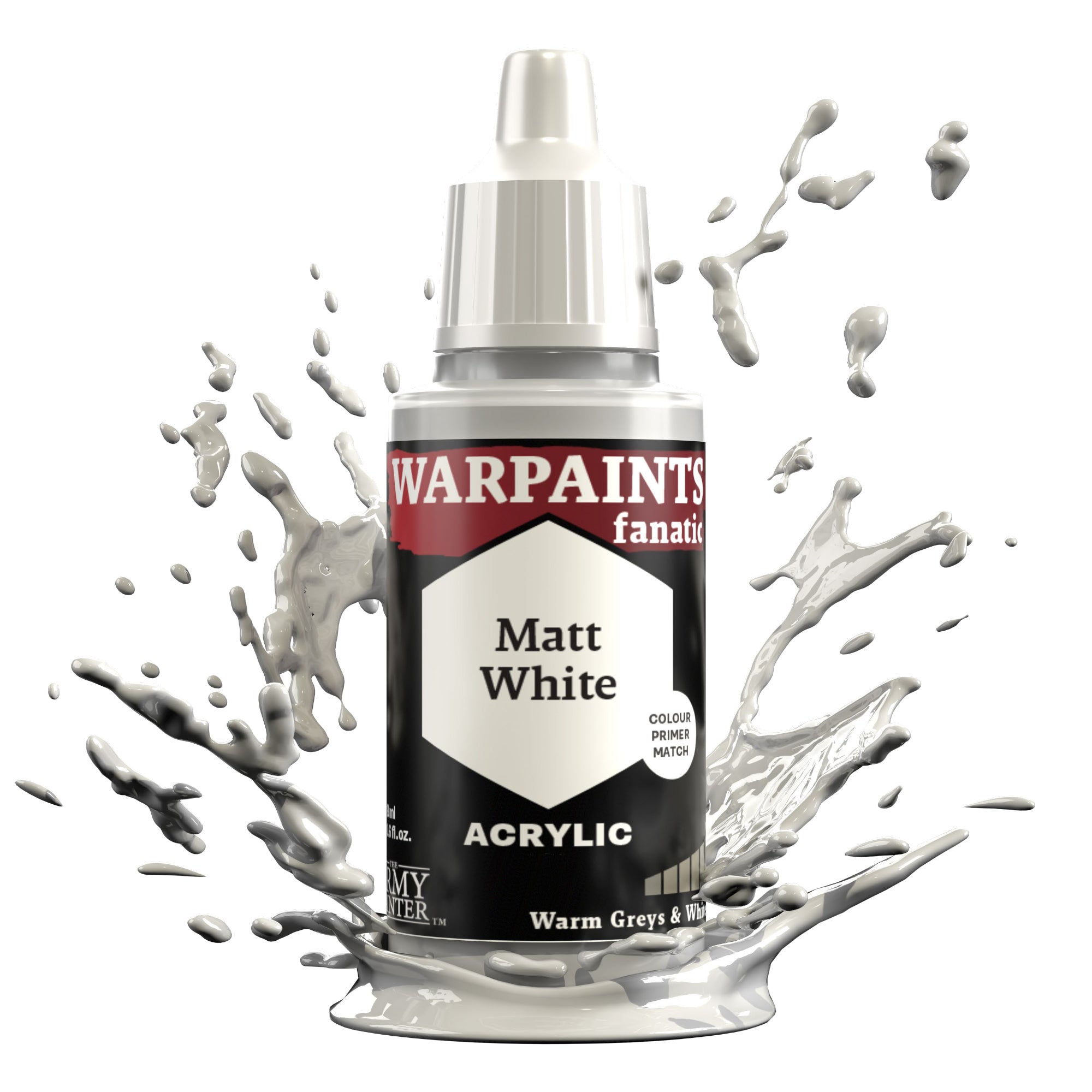ARMY PAINTER: WARPAINTS FANATIC ACRYLIC - MATT WHITE | Boutique FDB