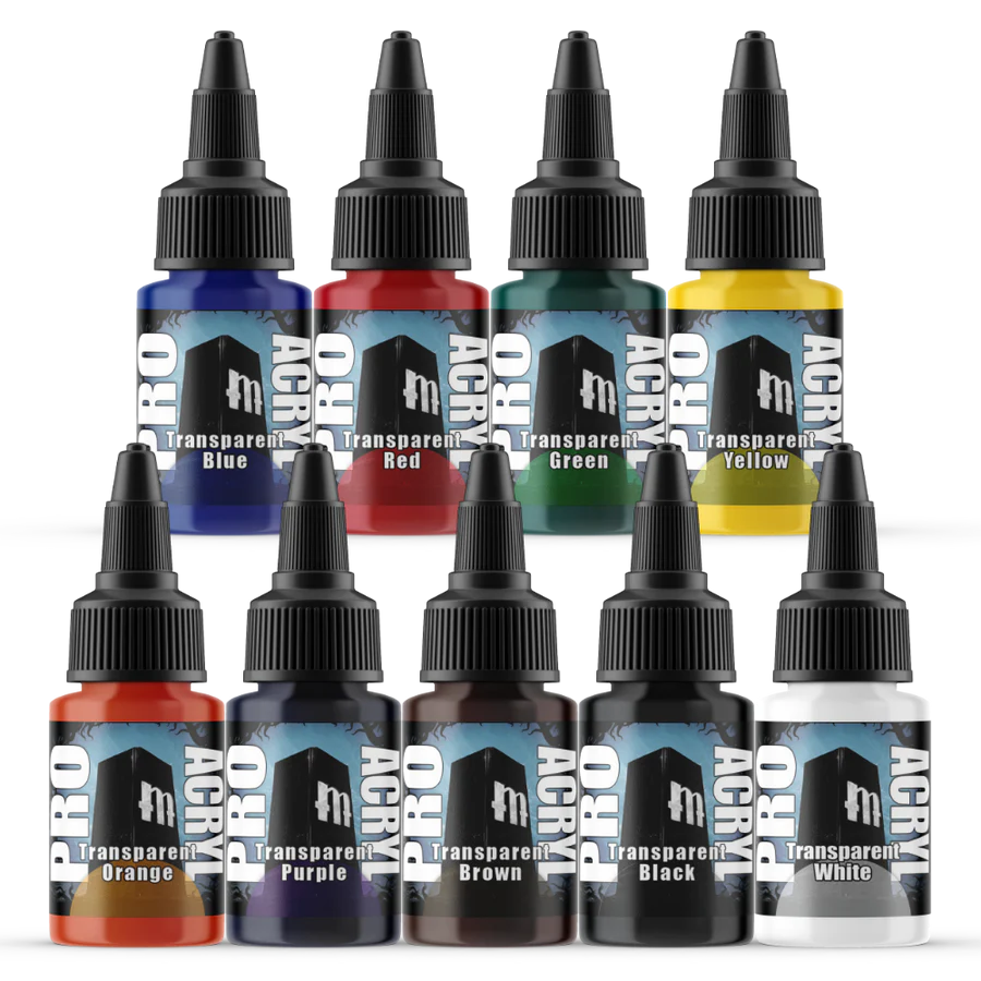 Monument Hobbies Pro Acryl Expansion Set #2 - transparents - 9 Colors | Boutique FDB