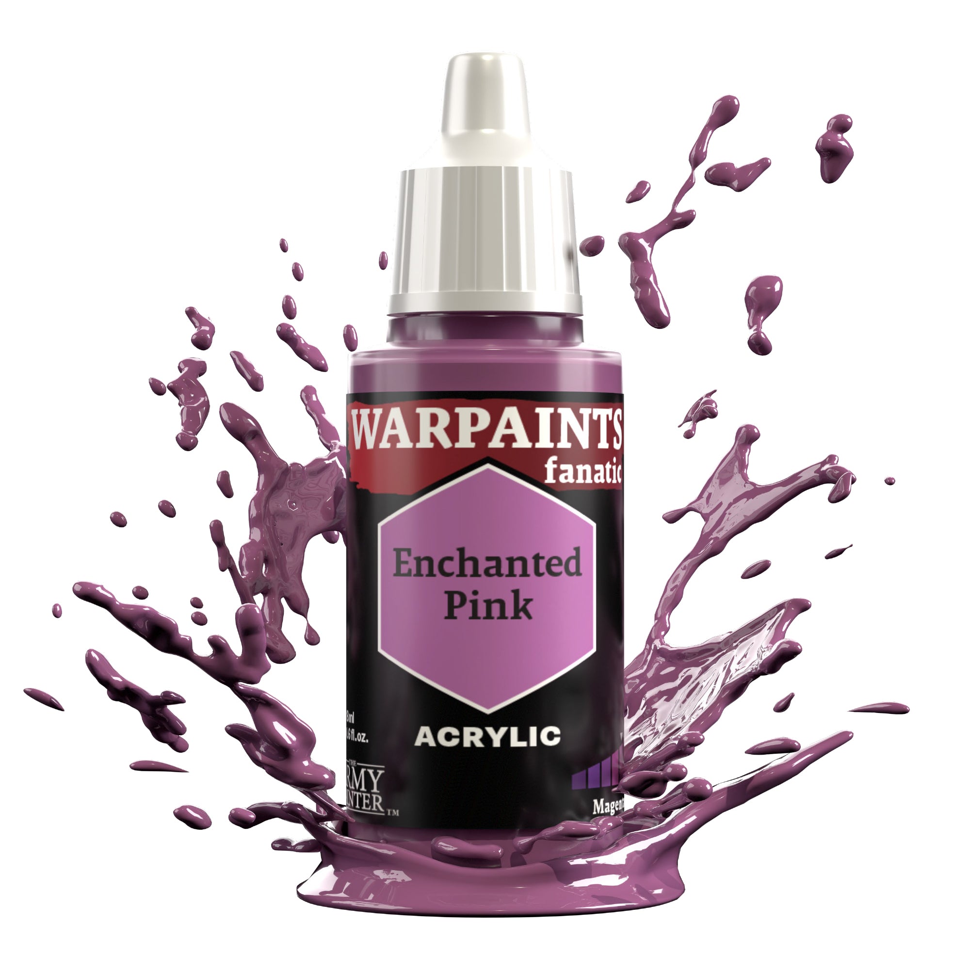 ARMY PAINTER: WARPAINTS FANATIC ACRYLIC - ENCHANTED PINK | Boutique FDB